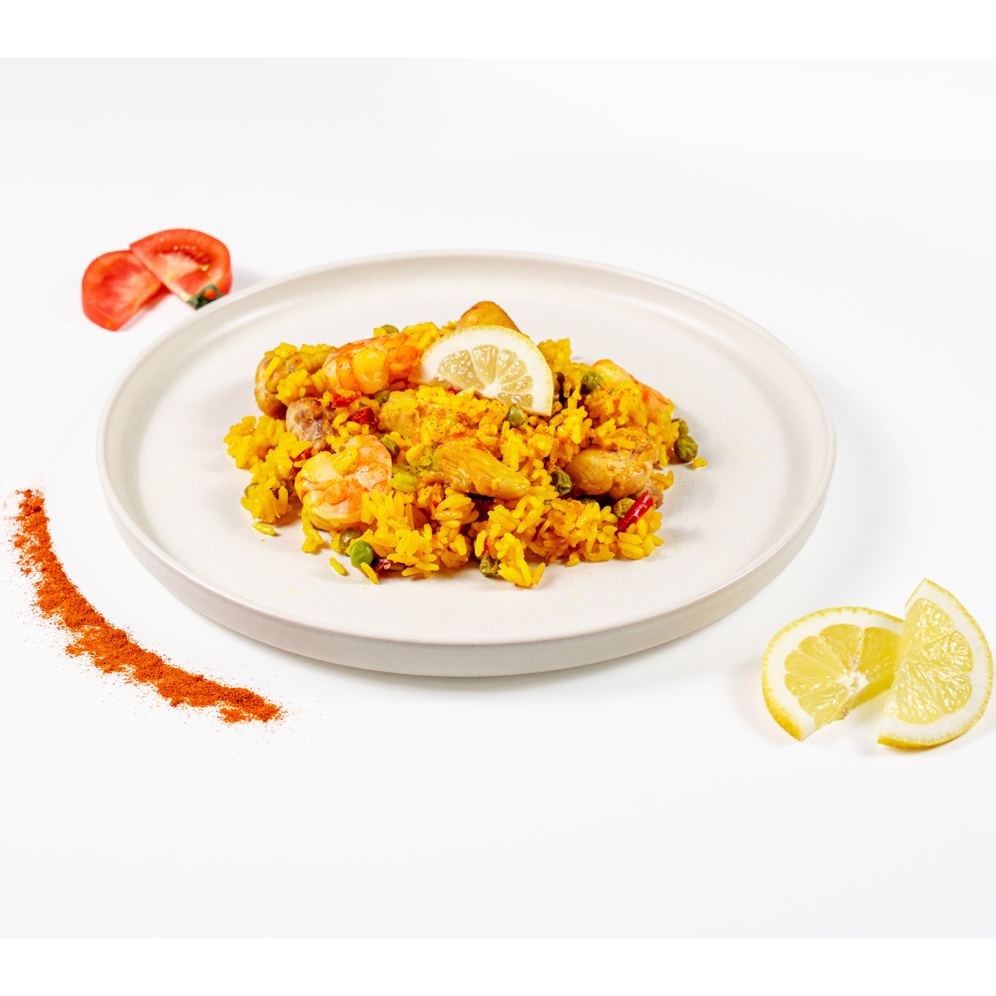 Paella espagnole poulet & crevettes - Famille 4 pers.