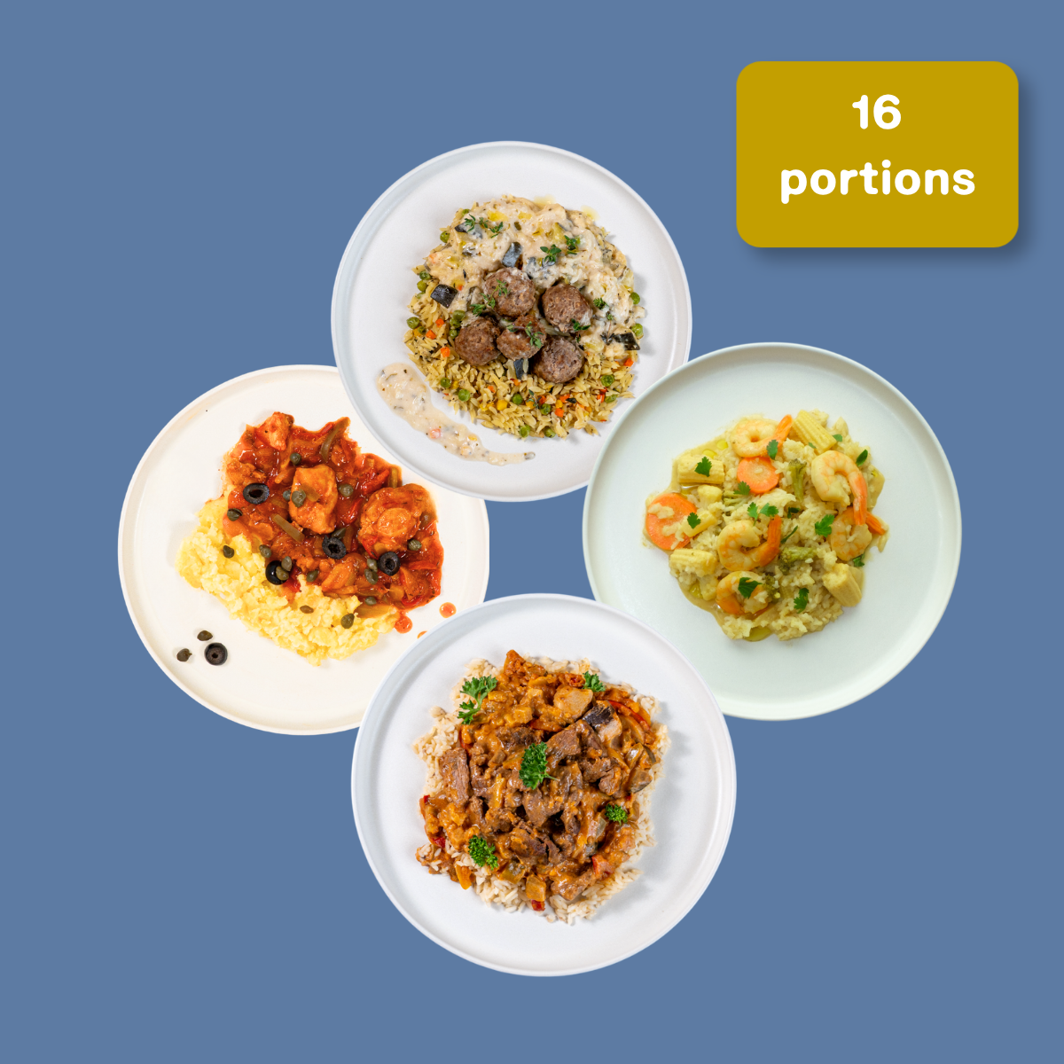 La réserve - "Jeudi, c'est protéiné" - 4x repas, 4 pers.