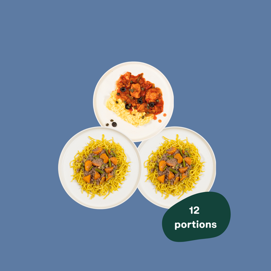 La réserve - "Jeudi, c'est protéiné" - 3x repas,  famille de 4 pers.