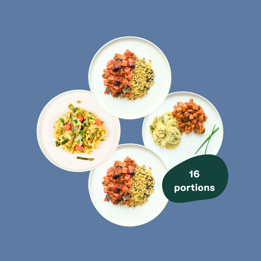 La réserve - "Mercredi, c'est veggie" - 4x repas, 4 pers. NOUVEAU FORMAT