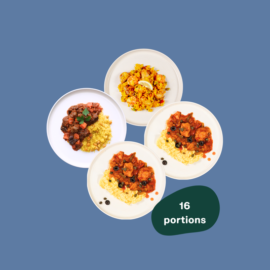La réserve - "Jeudi, c'est protéiné" - 4x repas, 4 pers. NOUVEAU FORMAT