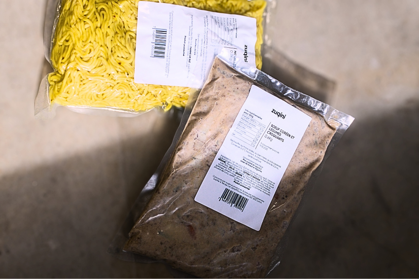 Bœuf coco, légumes croquants et nouilles asiatiques - Famille 4 pers.